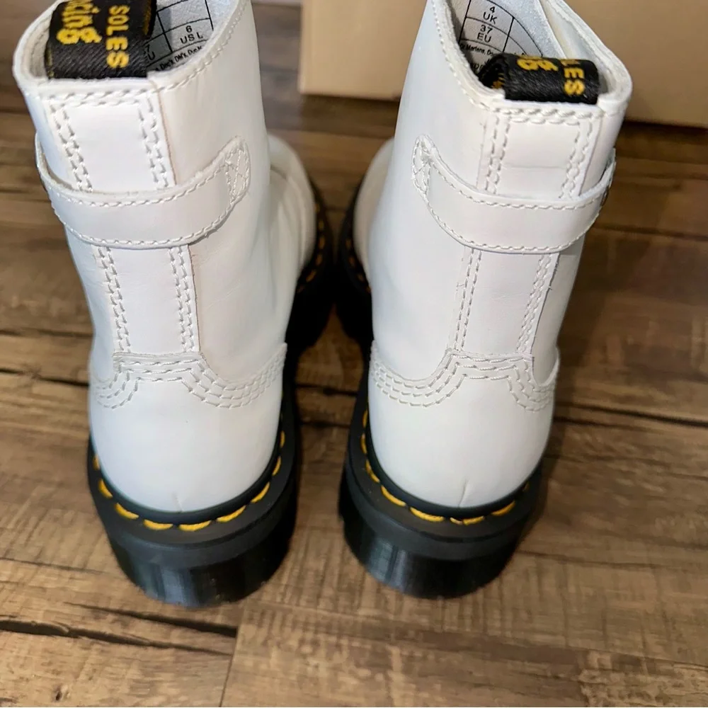 DR MARTENS Leather Jetta Booties